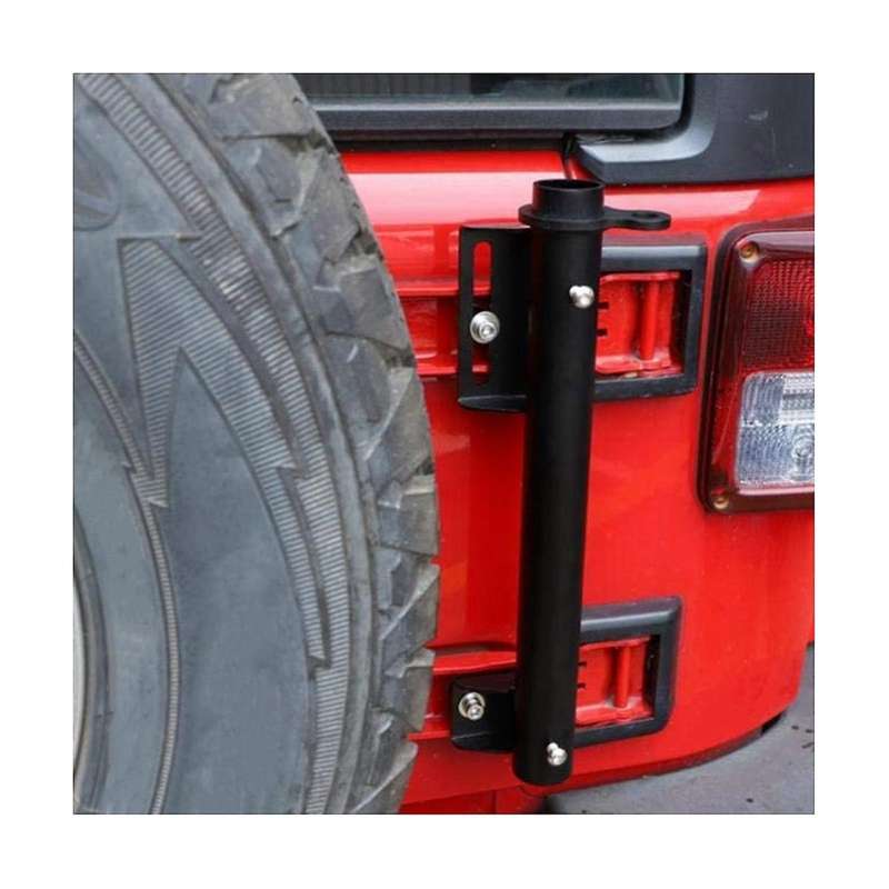 1 Set Car Flagpole Bracket Flag Pole Holder for Wrangler Bj40 Tj Jk Jl Jt 1997-2022 A Styles
