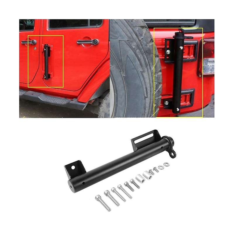 1 Set Car Flagpole Bracket Flag Pole Holder for Wrangler Bj40 Tj Jk Jl Jt 1997-2022 A Styles