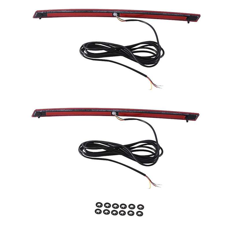 1 Set Car Rear Bumper Tail Light Red LED Reflector Brake Lamp Warning Turn Signal Light for Kuga 20