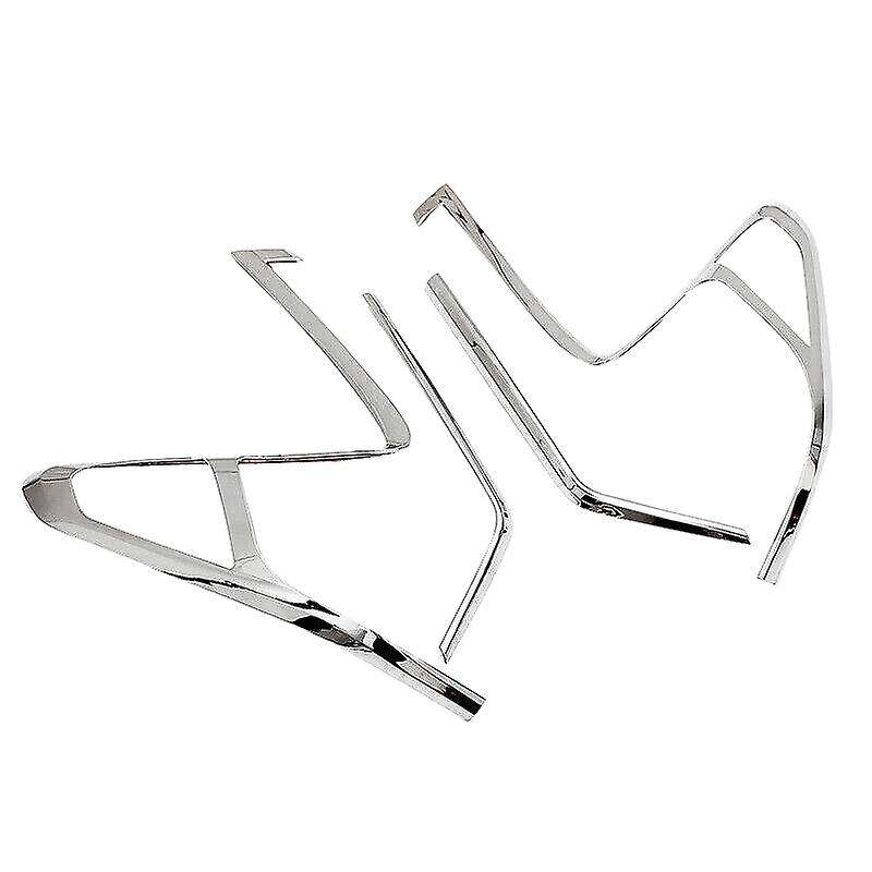 1 Set Car Rear Fog Light Taillight Cover Chrome Moulding Cover Trims for -V 2017-2019