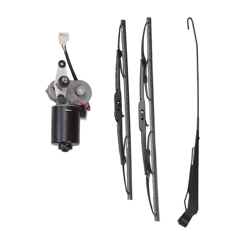 1 Set Dc12v 30w Universal Utv Electric Windshield Wiper Motor Kit Wiper Assembly for Ranger Rzr 900