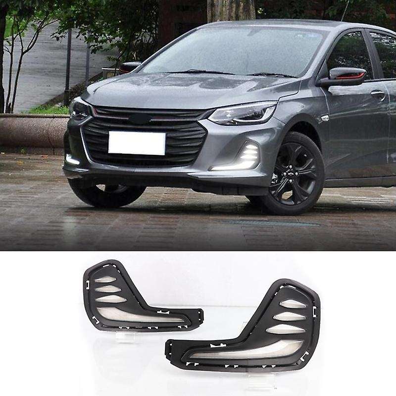 1 Set Daytime Running Lights Signal Fog Lamp Cover 12V ABS LED DRL for Cavalier 2020