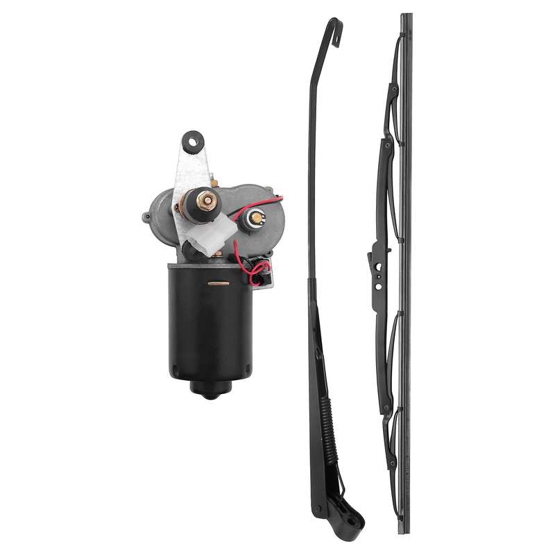 1 Set Dc12v 30w Universal Utv Electric Windshield Wiper Motor Kit Wiper Assembly for Rzr 900