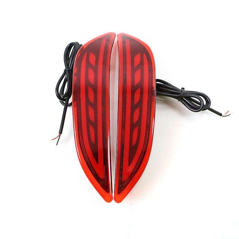 1 Set for City 2014 2015 2016 LED Rear Bumper Lights Brake Tail Light Reflector Running Daytime Runn