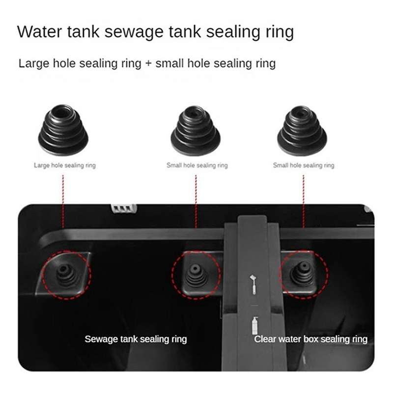 1 Set for DEEBOT X1 T10 T20 N9+Series Vacuums Base Station Clean & Sewage Water Tank Rubber Plug Sea