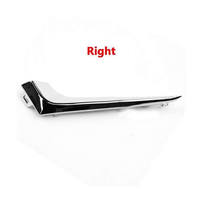 1 Set Front Bumper Fog Light Cover & Chrome Trim Stripe for 2016 2017 2018 Car Lamp Grille Cover Tr