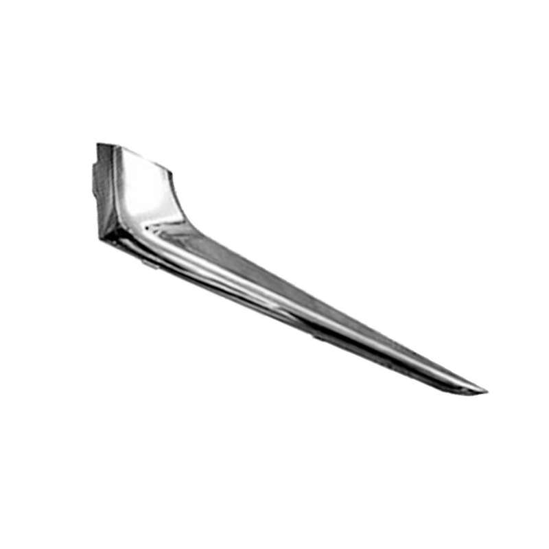 1 Set Front Bumper Fog Light Cover & Chrome Trim Stripe for 2016 2017 2018 Car Lamp Grille Cover Tr