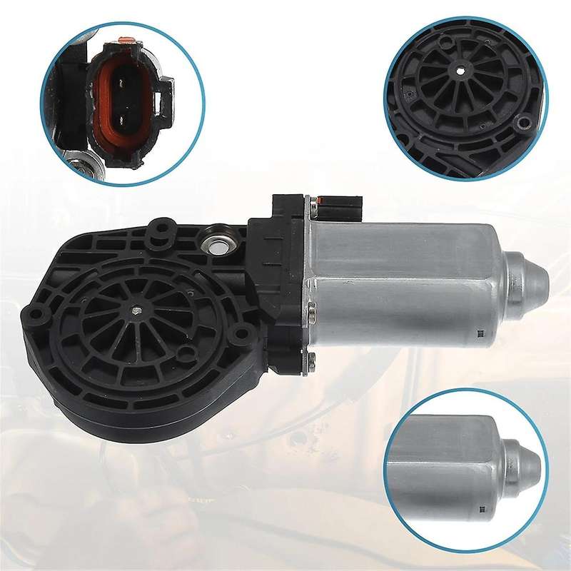 1 Set Front Right Side Power Window Lift Motor with Wiring for 1997-2004 XL3Z1523394AA