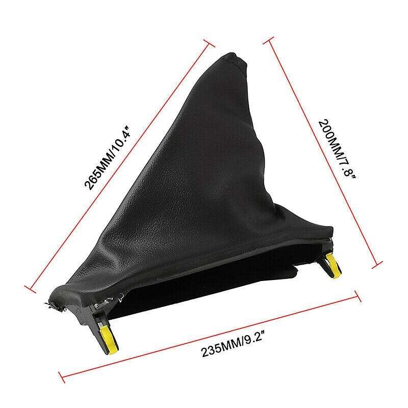1 Set Handbrake & T-Bar Boot cover Black Leather for Falcon FG FG-X 2008-2018 1031916 1029182