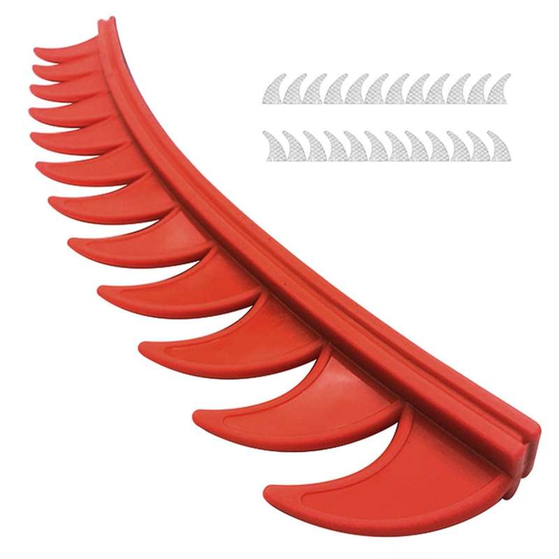 1 Set Helmet Sticker Dirt Reflective Rubber Biker Motocross Mohawk Biker Helmet Mohawks Spikes Motor