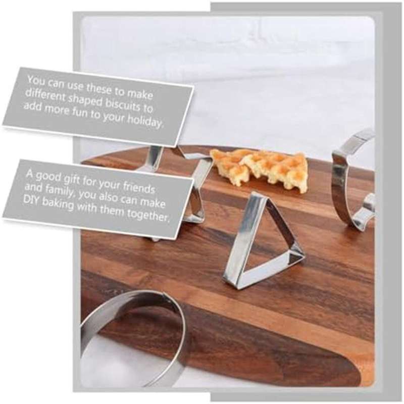 1 Set Korean Sugar Candy Making Tools Stainless Steel Cookie Cutters Star Round Umbrella Triangle Sh