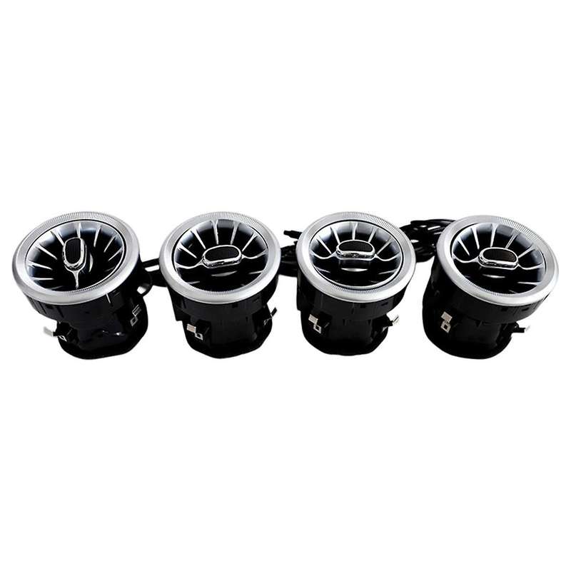 1 Set LED 3-Color Ambient Light Air Outlet Central Control Air Outlet Turbine Air Outlet for V260 V2