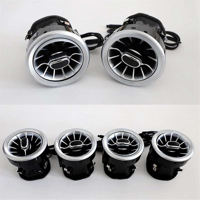1 Set LED 3-Color Ambient Light Air Outlet Central Control Air Outlet Turbine Air Outlet for V260 V2