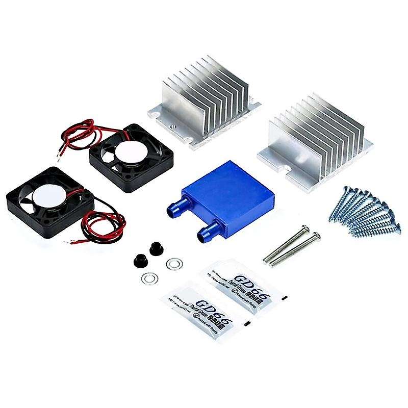 1 Set Mini Air Conditioner Diy Kit Thermoelectric Peltier Cooler Refrigeration Cooling System + Fan