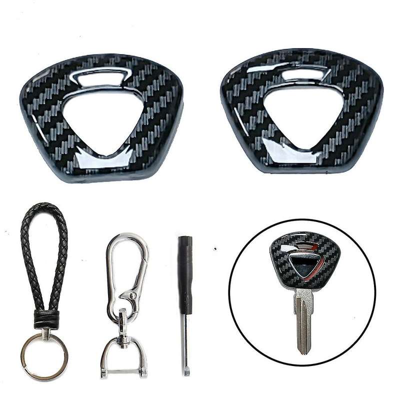 1 Set Motorcycle Key Shell Case Protective Cover with Key Embryo for 1050 T955 Street Triple 675 800