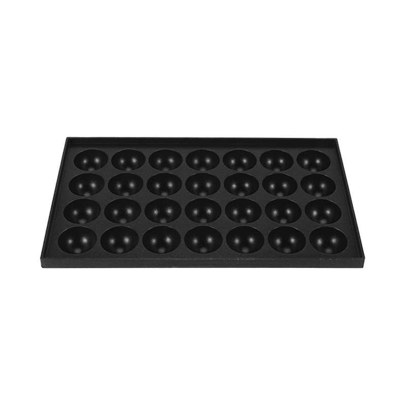 1 Set Octopus Meat Balls Mold No-stick Baking Tray Kitchen Takoyaki Cooking Tray 28 Holes Hot Plate