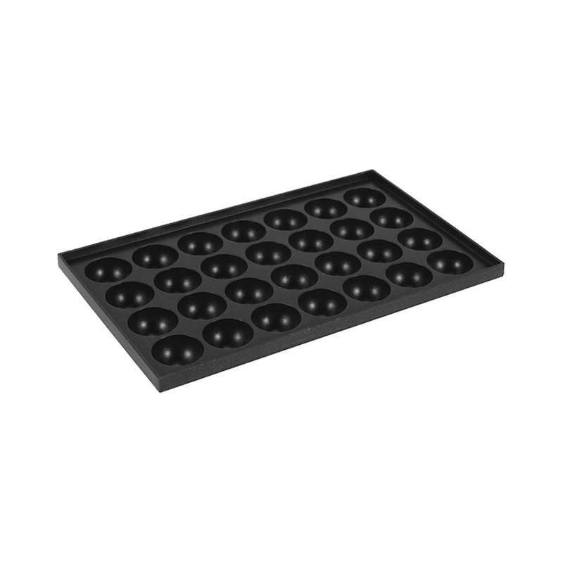 1 Set Octopus Meat Balls Mold No-stick Baking Tray Kitchen Takoyaki Cooking Tray 28 Holes Hot Plate