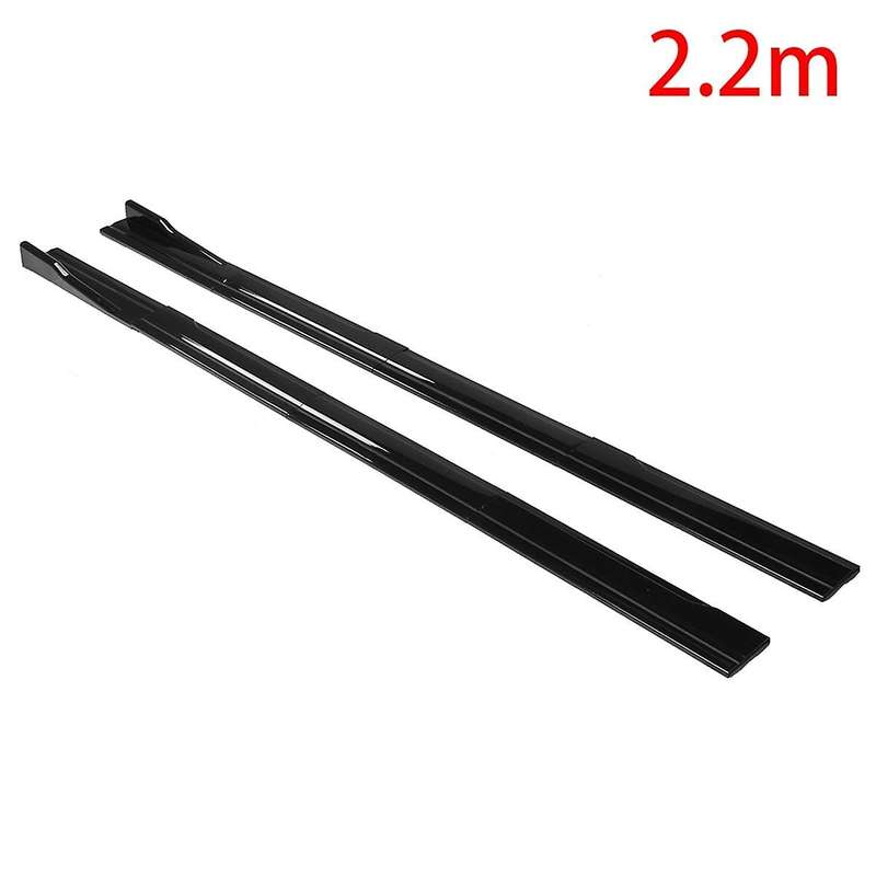 1 Set of 2.2M Small Anti-Collision Spoiler Four-Section Combined Side Skirt Modification Part Univer