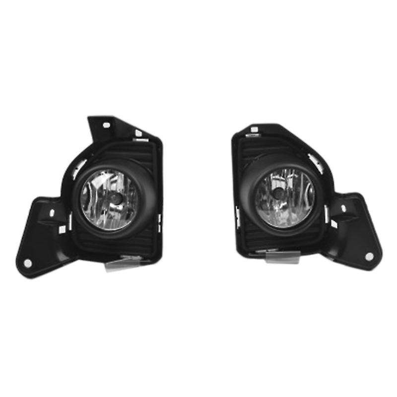 1 Set of 12V Fog Lamp Assembly with LED Light, 3200K Yellow Color Temperature Fog Lamp Suitable for