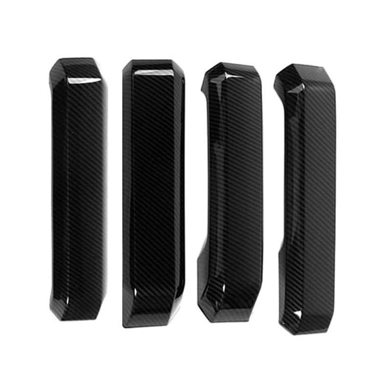 1 Set of Carbon Fiber Door Handle Decorative Covers for 2015-2020 Interior Modification