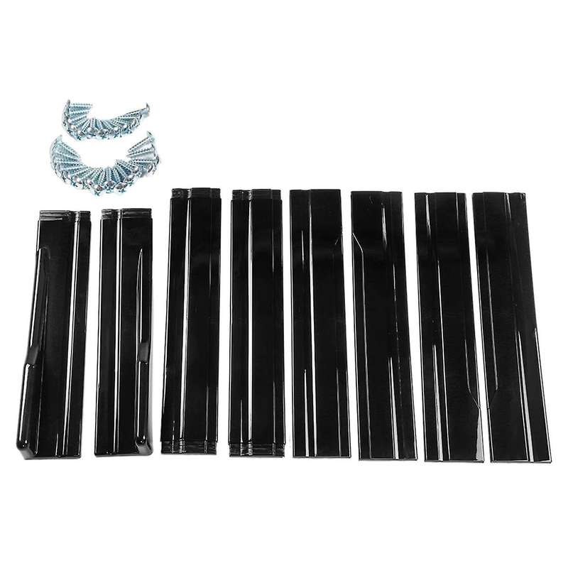 1 Set of 2M Small Anti-Collision Spoiler Four-Section Combined Side Skirt Modification Part Universa