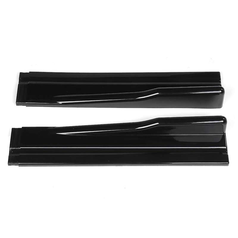 1 Set of 2M Small Anti-Collision Spoiler Four-Section Combined Side Skirt Modification Part Universa