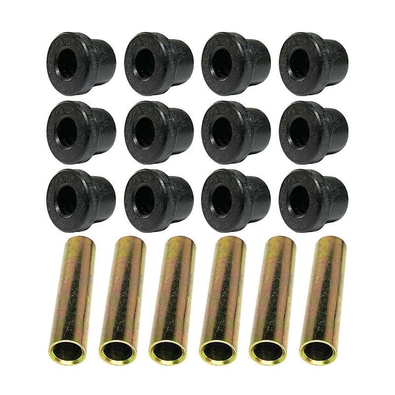 1 Set Rear Leaf Spring for Club Car Gas Electric Golf Cart Bushing and Sleeve Kit, 1015583 1012303 1