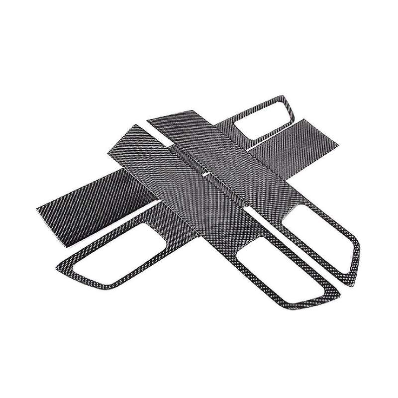 1 Set Soft Carbon Fiber Style Car Door Inner Handle Panel Cover Sticker For