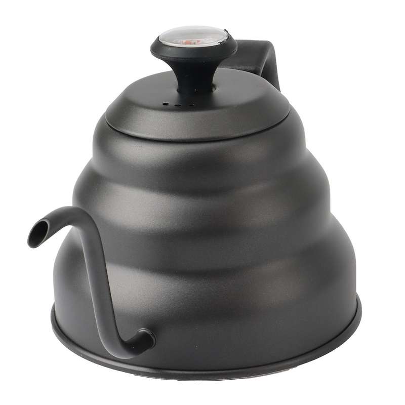 1.0L Coffee Kettle Pour over Coffee Tea Pot Kettle Drip Kettle Gooseneck Stainless with Thermometer