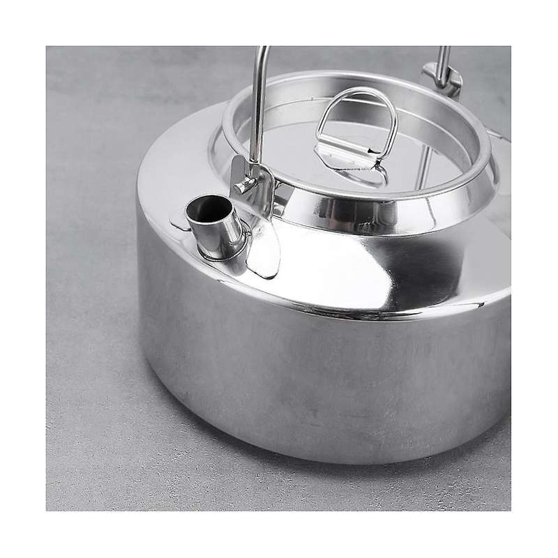 1.2l Stainless Steel Outdoor Camping Kettle Outdoor Teapot for Hiking Backpacking Picnic