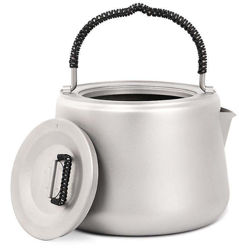 1.4L Titanium Tea Pot Ultralight Outdoor Camping Hiking Water Kettle Coffee Pot Teapot Kettle Pot Ou