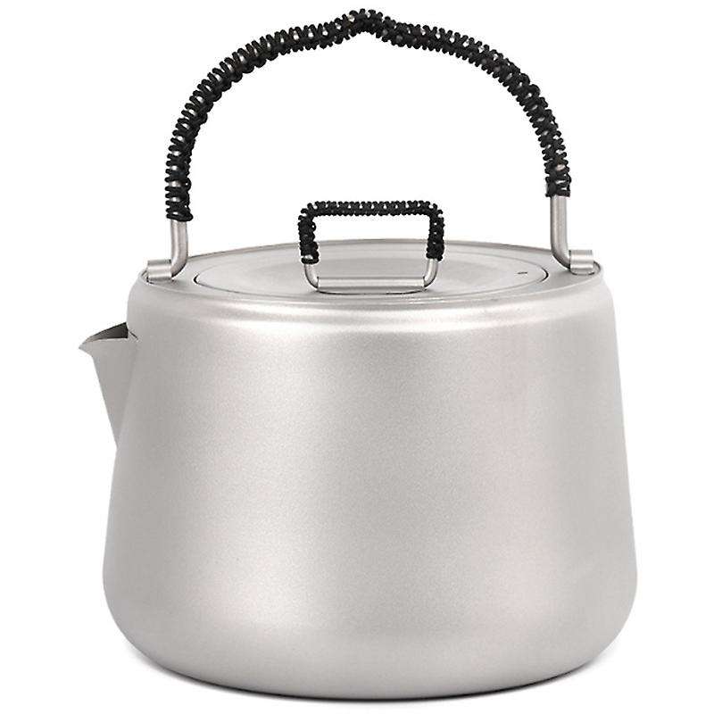 1.4L Titanium Tea Pot Ultralight Outdoor Camping Hiking Water Kettle Coffee Pot Teapot Kettle Pot Ou
