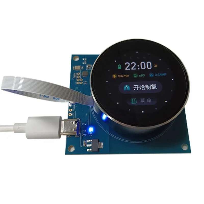 1.3 Inch Intelligent Display Knob Screen Diameter 47Mm Rotate and Press with Touch Knob Control Sche