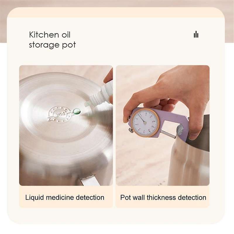 1.5 Kitchen Fryer Leak-Proof Stainless Steel Oil Filter VesselMulti-Function Frying Tank Kitchen Too