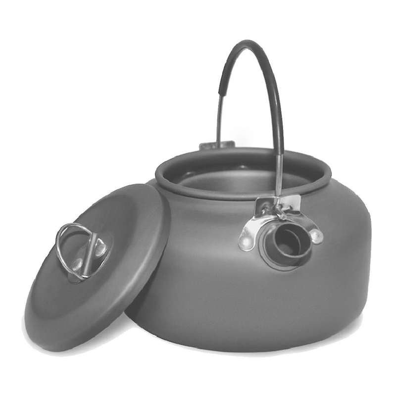 1.4L Outdoor Aluminum Camping Teapot Kettle Coffee Pot Outdoor Kettle for Camping Hiking Backpacking