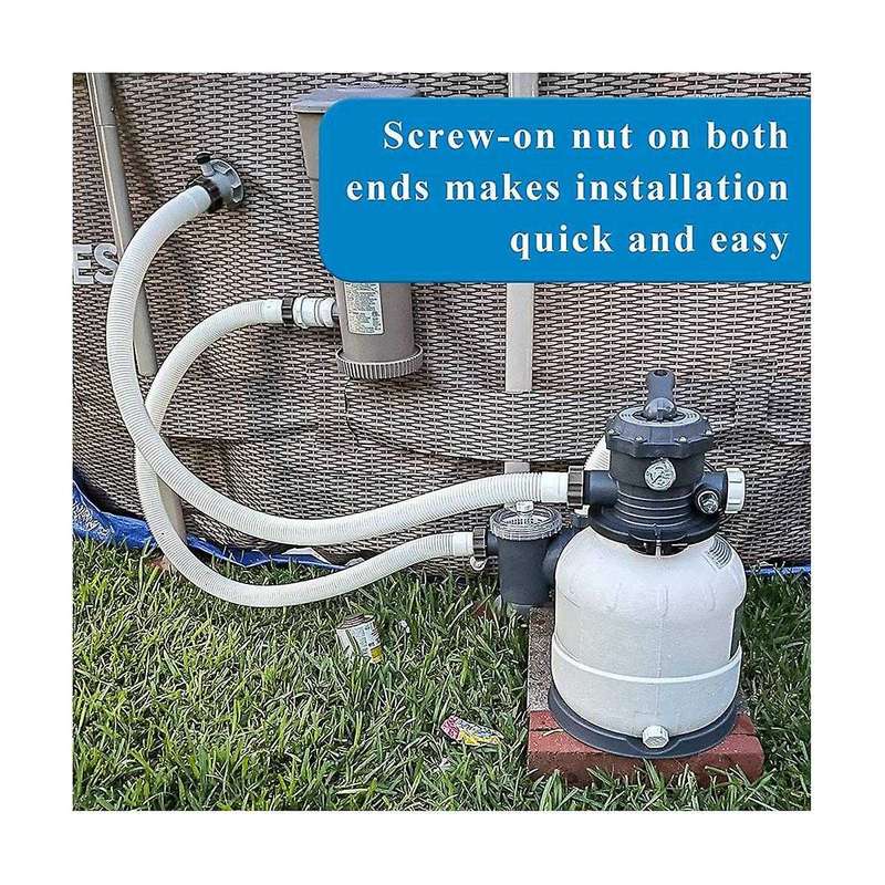 1.5indiameter Pool Pump Hoses Adapter for Above Ground Pools-59in Long Pool Hoses for Filter Pump&s