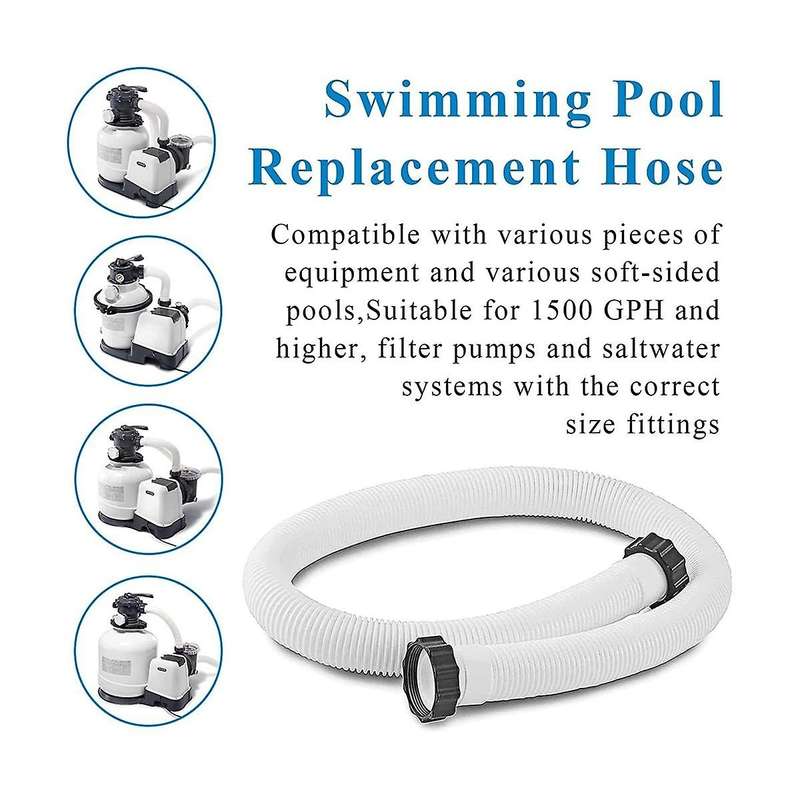 1.5indiameter Pool Pump Hoses Adapter for Above Ground Pools-59in Long Pool Hoses for Filter Pump&s
