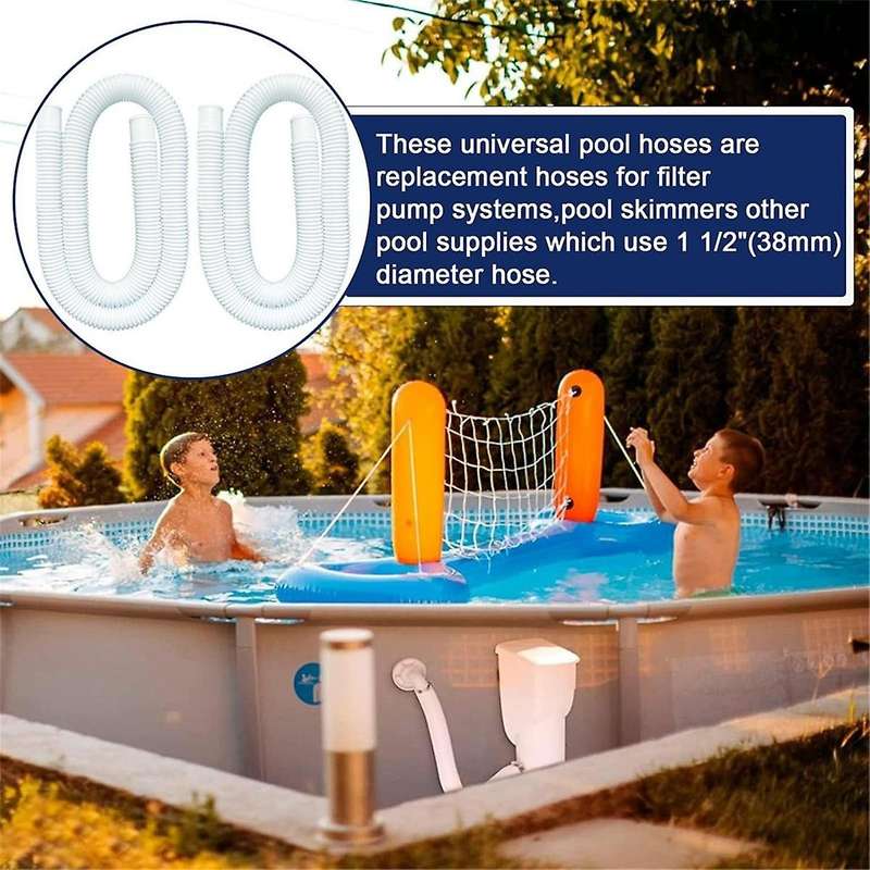 1.5in Pool Hoses for Above Ground Pools, 1.5in Diameter Pool Pump Replacement Hose 5 Filter Pump Hos