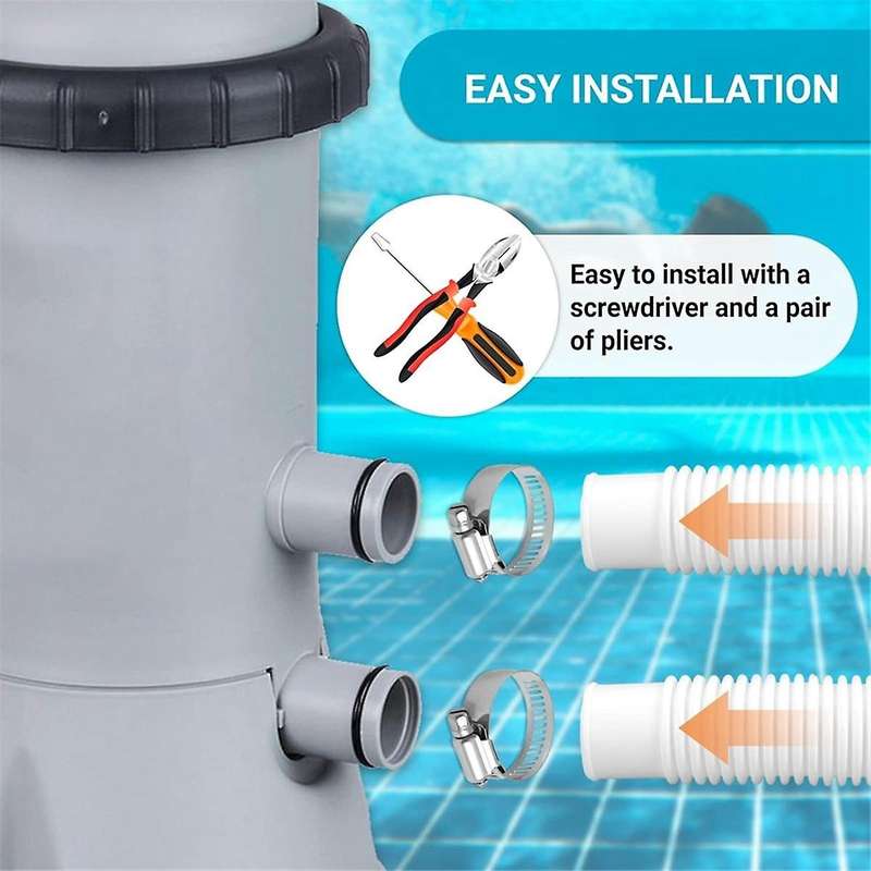 1.5inch X 59inch Pool Hoses-Skimmer Pool Hoses for Pool Pump Filter,Pump Hoses Tubes for Above Groun