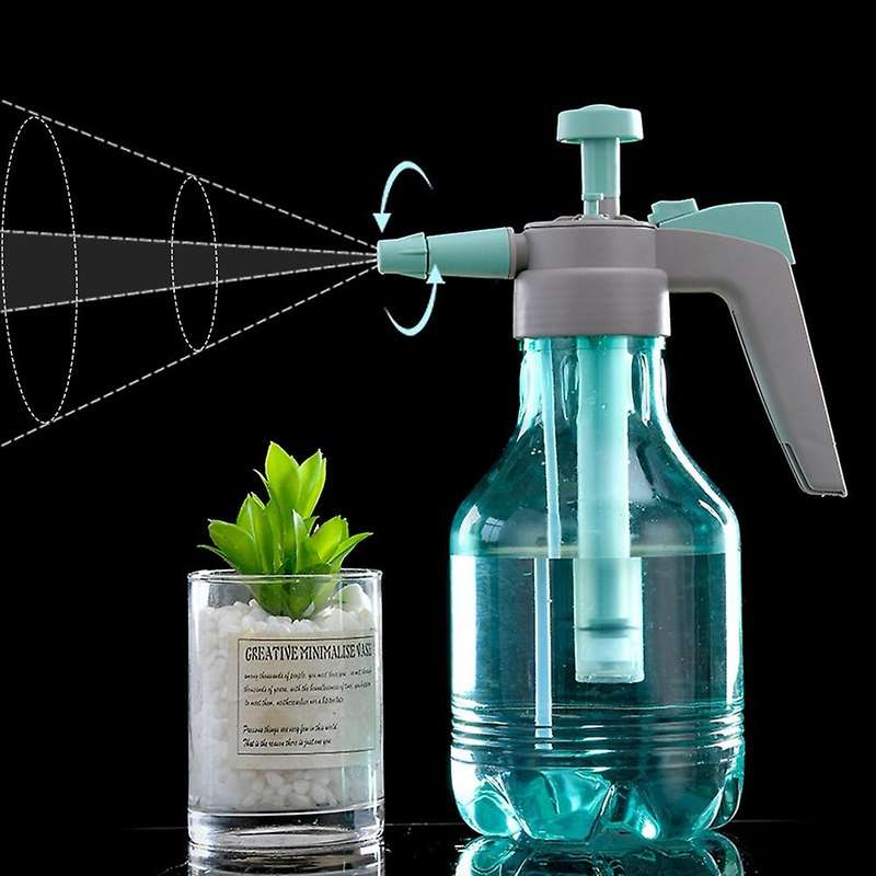 1.5L Watering Spray Bottle Manual Pressure Pump Spray Gardening Household Watering Can Water Ajustab