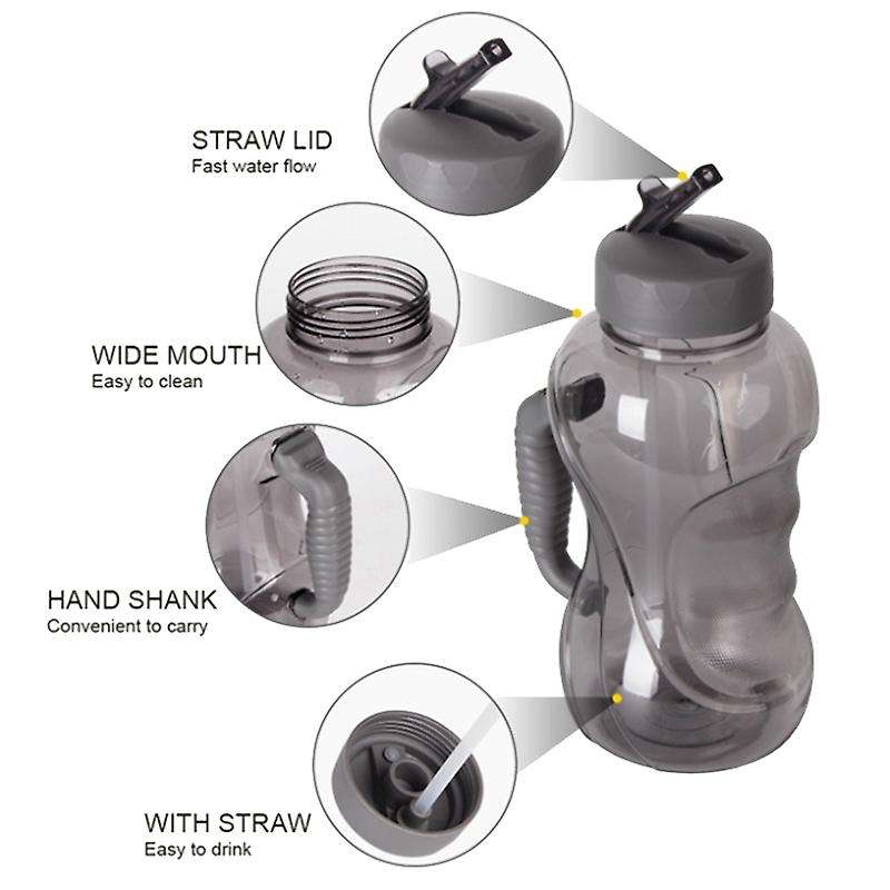 1.5L Large Capacity Space Water Cup Sports Kettle Portable Travel Equipped Water Bottle with Handle