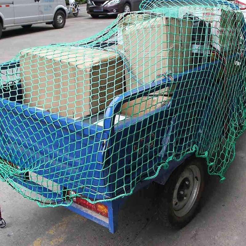 1.5X3M Truck Trailer Mesh Cargo Net Heavy-Duty Cargo Closure Net Pickup Trailer Roof Baggage Net Con