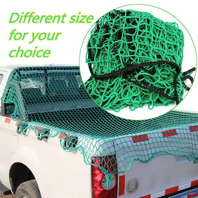 1.5X3M Truck Trailer Mesh Cargo Net Heavy-Duty Cargo Closure Net Pickup Trailer Roof Baggage Net Con