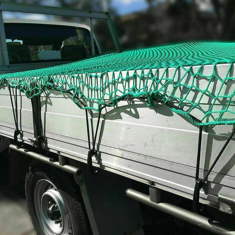1.5X3M Truck Trailer Mesh Cargo Net Heavy-Duty Cargo Closure Net Pickup Trailer Roof Baggage Net Con