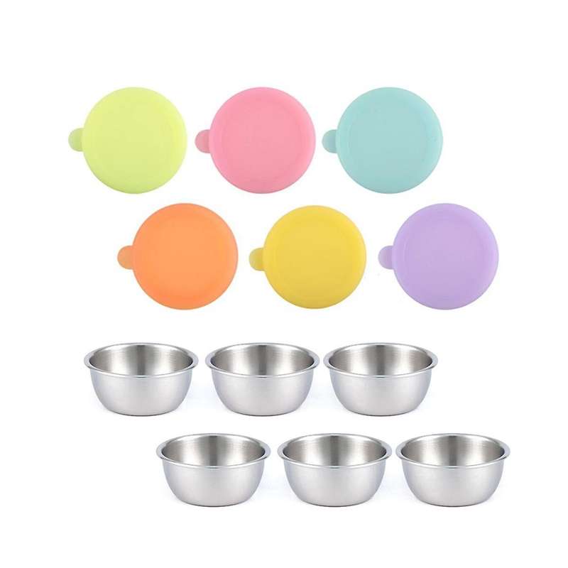 1.6oz Salad Dressing Container with Lids, Condiment Containers to Go, Leakproof Dipping Sauce Cups