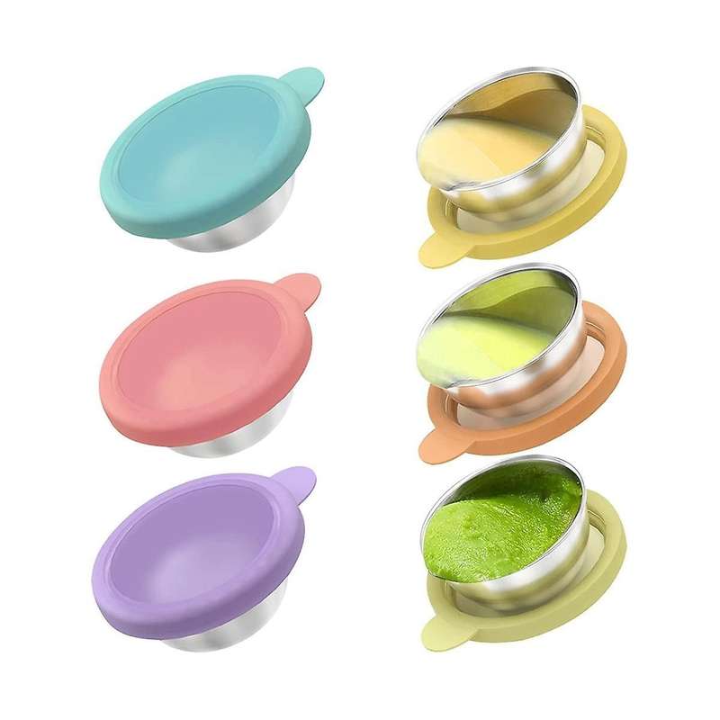 1.6oz Salad Dressing Container with Lids, Condiment Containers to Go, Leakproof Dipping Sauce Cups