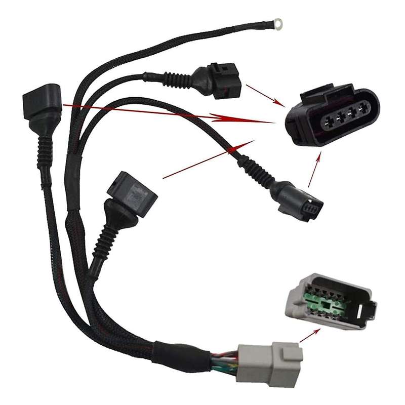 1.8T Ignition Coil Wiring Harness 06B998018T for TT A4 Golf 1.8L Turbocharged 1997-2006