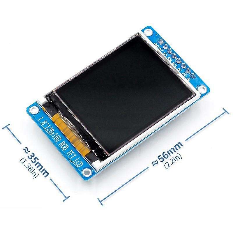 1.8 Inch Lcd Display Module Full Color 128x160 Rgb Spi Tft Lcd Display Module St7735s 3.3v Replace