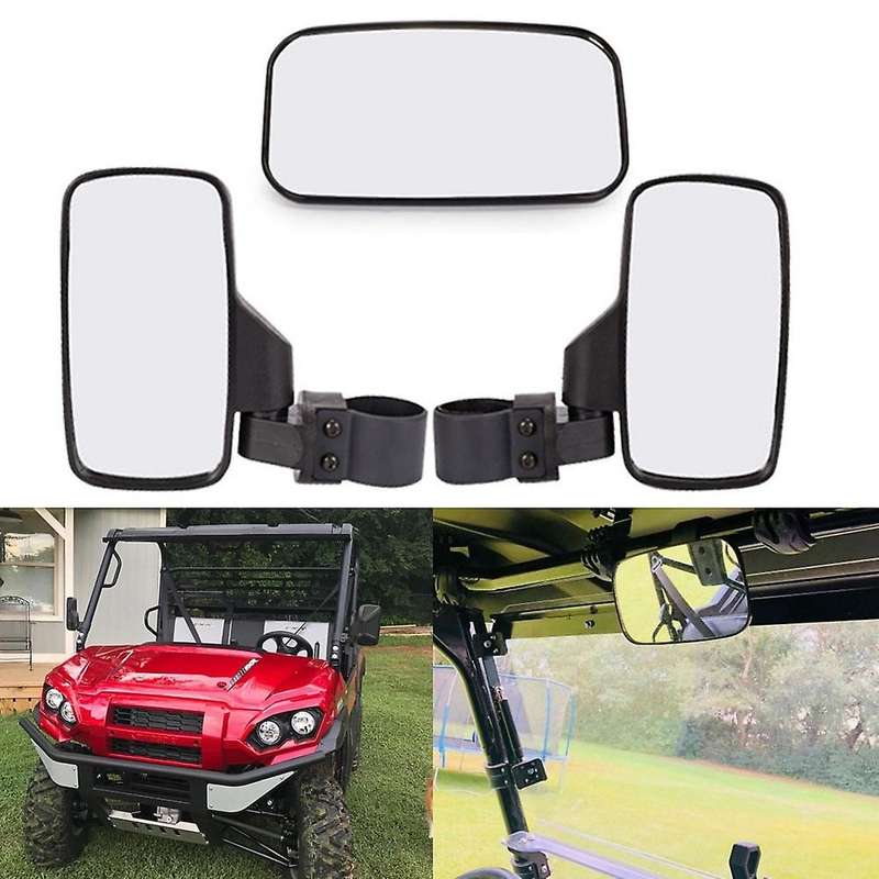 1.75inch -2inch UTV Rearview Mirror Side Mirror Accessories Wide Rear View Racing Mirror for ATV