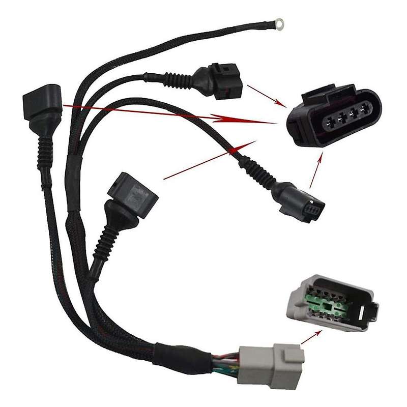 1.8T Ignition Coil Wiring Harness Loom for 1997-2006 A4 Golf Beetle 1.8L Turbocharged